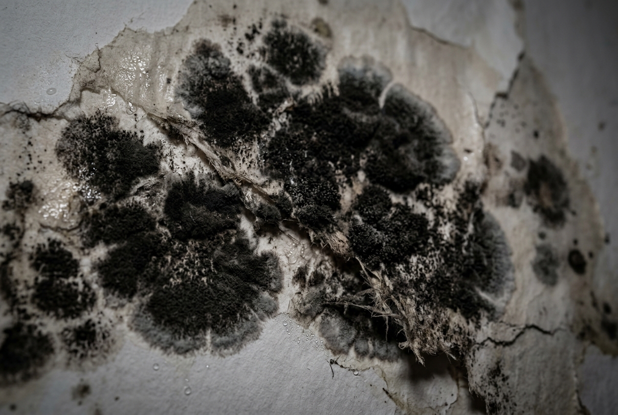 Active macroscopic mold colony growth