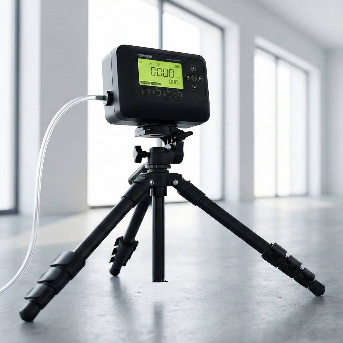 Calibrated Bioaerosol Air Sampling Pump on Tripod Rig